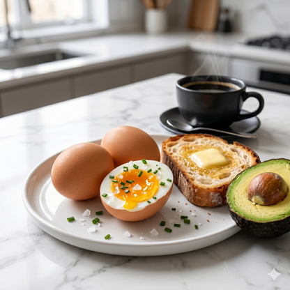 EggPro™ — Cocedor Eléctrico de Huevos | 6 Huevos Perfectos en 8 Minutos